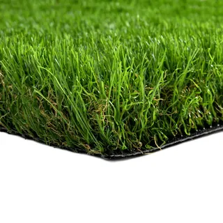 Rasenteppich Java200/200 cm Grün Steffensmeier , Kunststoff , Rechteckig , 200x100 cm , UV-beständig , Teppiche und Böden, Terrassenböden & Balkonböden, Kunstrasen