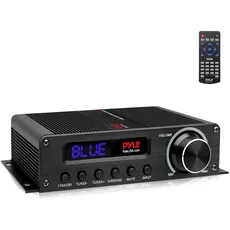 Pyle Usa - PFA560BT - Wireless Bluetooth Home Audio Amplifier - 100W 5.1 Channel Home Theater Power Stereo Receiver, Surround Sound w/HDMI, AUX, FM Antenna, Subwoofer Speaker Input, 12V Adapter, Black