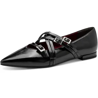 TAMARIS Damen Ballerina Vegan schwarz 38