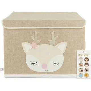 Bieco Aufbewahrungsbox Reh Ella 36 x 36 x 51 cm 1-tlg. beige