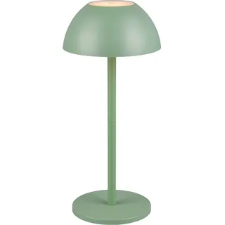 Reality Leuchten Tischleuchte RICARDO LED AKKU DH 13.50x30 cm grün Tischlampe - Grün