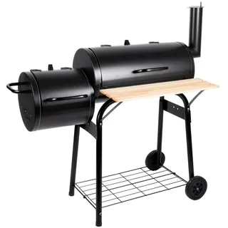 ARTI CASA Alpina Smoker Barbecue schwarz