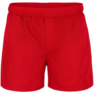 STARK SOUL Badehose Herren Badeshorts Swim Shorts mit Mesh-Einsatz Schnelltrocknend | Farbe: Rot |Größe: XXL