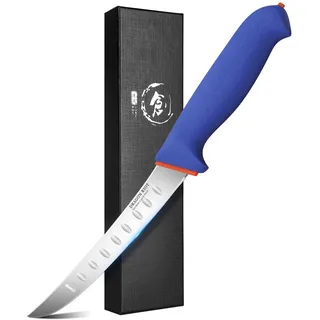 DRAGON RIOT Ausbeinmesser profi, 6 Zoll Fleischmesser Flexibel Metzgermesser, Grillmesser scharf Fleisch, Outdoor-Messer für Küche Chef Grill