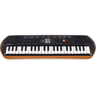 Casio SA-76 schwarz/orange