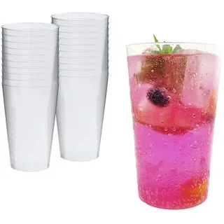 Silverkitchen Plastikbecher 0,5 l Klar 20 St.
