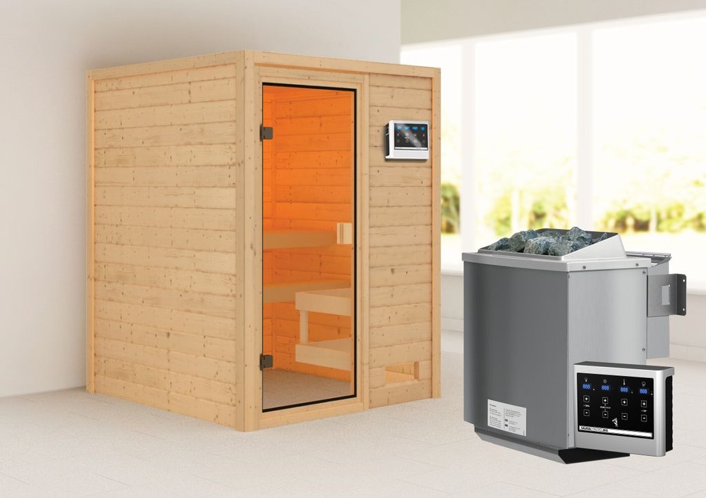 Bild von Sauna Sandra 9 kW Bio externe Steuerung