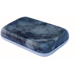 KLEO Marmor Stein Seifenschale Seifenhalter Seifenkiste Bad Badezimmer Zubehör - Marble Stone Soap Dish (Doppelseite)