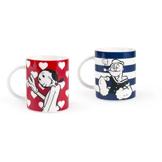 Excelsa Becher-Set 0,3 l Blau und Rot