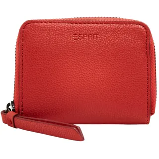 Esprit Damen Geldbörse Ginger Mini Wallet Kunstleder Rot - Rot