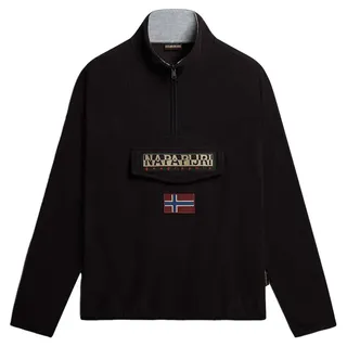 Napapijri T-burgee Halbreißverschluss-sweatshirt - Black 041 - L