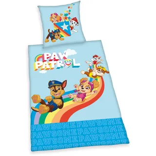 Paw Patrol Lets Roll Paw Patrol Blau 135 x 200 cm + 80 x 80 cm