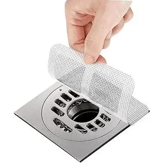 30 Stück Abflusssieb Dusche Haare Duschsieb Abfluss Haare Haarfänger Dusche Haarsieb Einweg Wegwerfbare Duschabfluss Duschrinne Netzaufkleber Spülsieb Aufkleber Shower für Duschen Badewannen