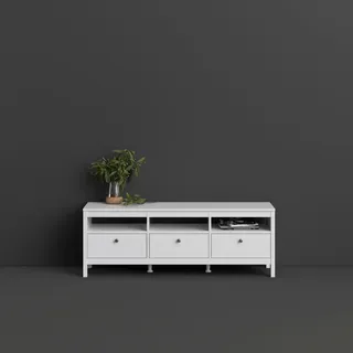 Home Affaire Madrid TV-Bank 151,2 cm Weiß Holzwerkstoff