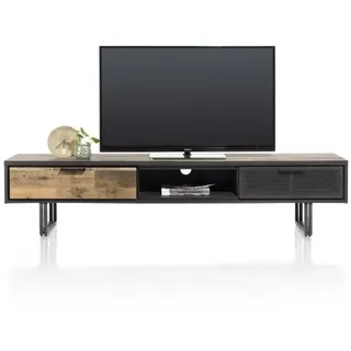 Henders & Hazel Avalon TV-Sideboard 2 Laden+1 Nische HPL/Metallgestell