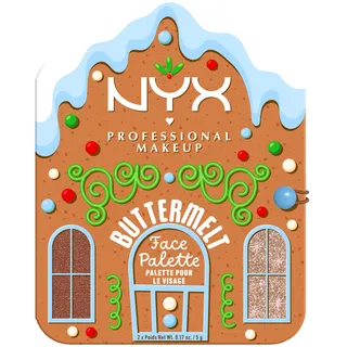 NYX Professional Makeup Buttermelt Face Palette Blush/Highlighter