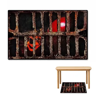 EULAPGOE Halloween fußmatte, Horror 3D-Scary Kanalisation Clown, Gruselig Dekoration