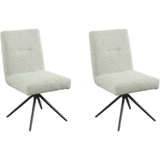 Set One by Musterring Esszimmerstuhl Tracy Webstoff schwarz 2er Set