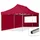Faltpavillon 3 x 6 m inkl. 2 Seitenteile Rot