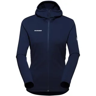 Mammut Aconcagua Light ML Hooded Jacket Women | Midlayer Jacke für Damen mit Kapuze | Marine, XL