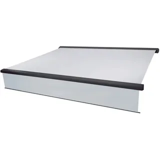 MCW Kassetten-Markise H124 Volant Ausfahrbar 5x3m Acryl Creme Anthrazit