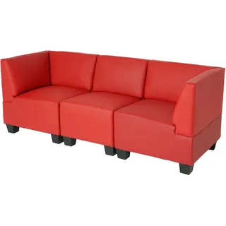 MCW Modular 3-Sitzer Sofa Rot