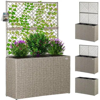 CASARIA Blumenkasten 30,5 x 83 x 60 cm Creme