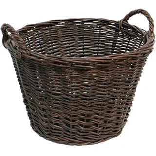 Weidenkorb Transportkorb Aufbewahrungskorb Dekokorb klassisch Ø 40 x 30 cm korb