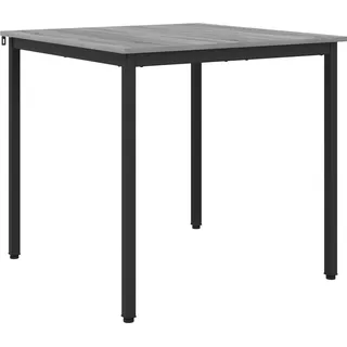 vidaXL Esstische 80 x 80 x 75 cm Holzwerkstoff Sonoma-Grau Quadratisch - Grau