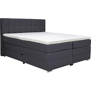 Carryhome BOXSPRINGBETT Schwarz - 160x200 cm