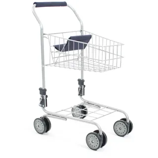 Bayer Chic 2000 CHIC2000 Spiel-Einkaufswagen "Navy Blue" mit Puppensitz, navy blau
