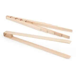 Metrie | KLA26  Buchenholz Grillzange, 26 cm | 20 Stk
