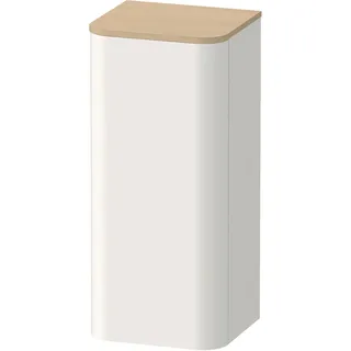 Duravit Happy D.2 Plus Halbhochschrank, 400x880x360 mm, eine Tür, Anschlag rechts, HP1260R3939, Farbe: Nordic Weiß Seidenmatt Lack