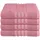 Milano Handtuchset 50 x 100 cm rosa 4-tlg.