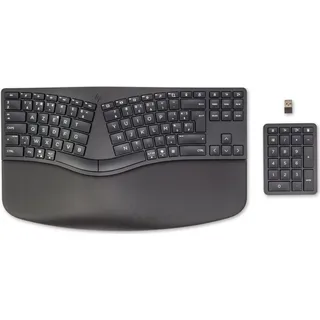 HP 960 BLK Ergonomic WL KBD Azerty - Tastatur - AZERTY (7E755AA#AC0)
