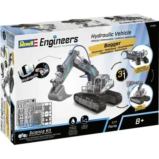 REVELL Bagger Hydraulic Excavator 3in1 CH Bausatz grau (21305)
