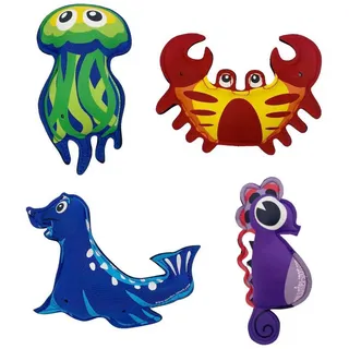 Schwimmtier , Blau, Lila, Multicolor, Rot, Dunkelorange , Textil , 14x14 cm , unisex , Europäischer Sicherheitsstandard , Freizeit & Co, Pools & Wasserspaß, Wasserspaß