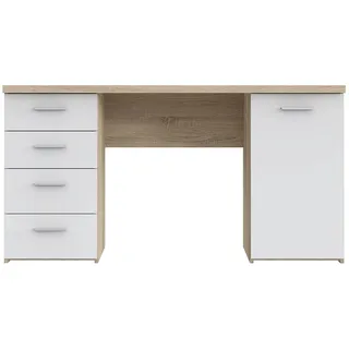 Sconto Schreibtisch - holzfarben - 145 cm
