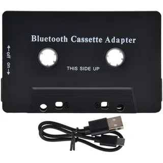 Kassetten-Player-Adapter, Kabelloser Kassetten-Auto-Kassetten-Player-Adapter, MP3-SBC-Stereo, Schwarz, Abs, Kabellos für Auto