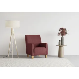 sit&more Sessel Bosse Federkern 74 x 93 x 81 cm Lila