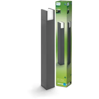 Philips Wegeleuchte Aluminium 77,0 cm inkl. LED-Lampe anthrazit