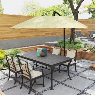 Sonnenschutzschirm - Balkonschirm - Terrassenschirm - Verstellbarer Schirm - 360° schwenkbar