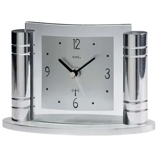 AMS Moderne Tischuhr mit Funkwerk, Batterie betrieben - Modern Style 5130