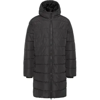 Langmantel NORTH BEND "Langmantel NBAmare M", Herren, Gr. L, grau (phantom), Obermaterial: 100% Polyester PES., unifarben, Mäntel Langmantel