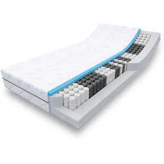 sleezzz 7 Zonen Taschenfederkernmatratze Sleezzz Smart 90 x 190 cm H2/H3
