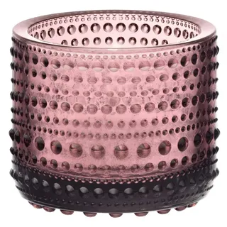 Iittala Teelichthalter Kastehelmi Glas Rosa