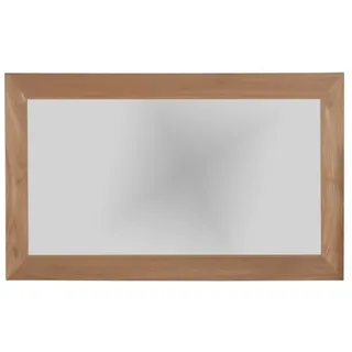 Teako Design Teakholz Wandspiegel Kalix 80cm - Massivholz Badspiegel in 4 Breiten (80 x 120 x 3 cm)