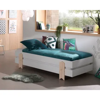 Vipack Jugendbett Modulo 90 x 200 cm Holz MDF weiß