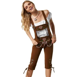 Tectake Lederhose Walchensee braun XXL