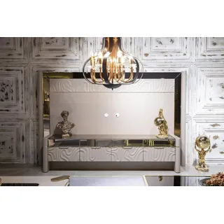 Wohnwand Luxus TV Ständer Beige Wohnzimmer JVmoebel - Beige